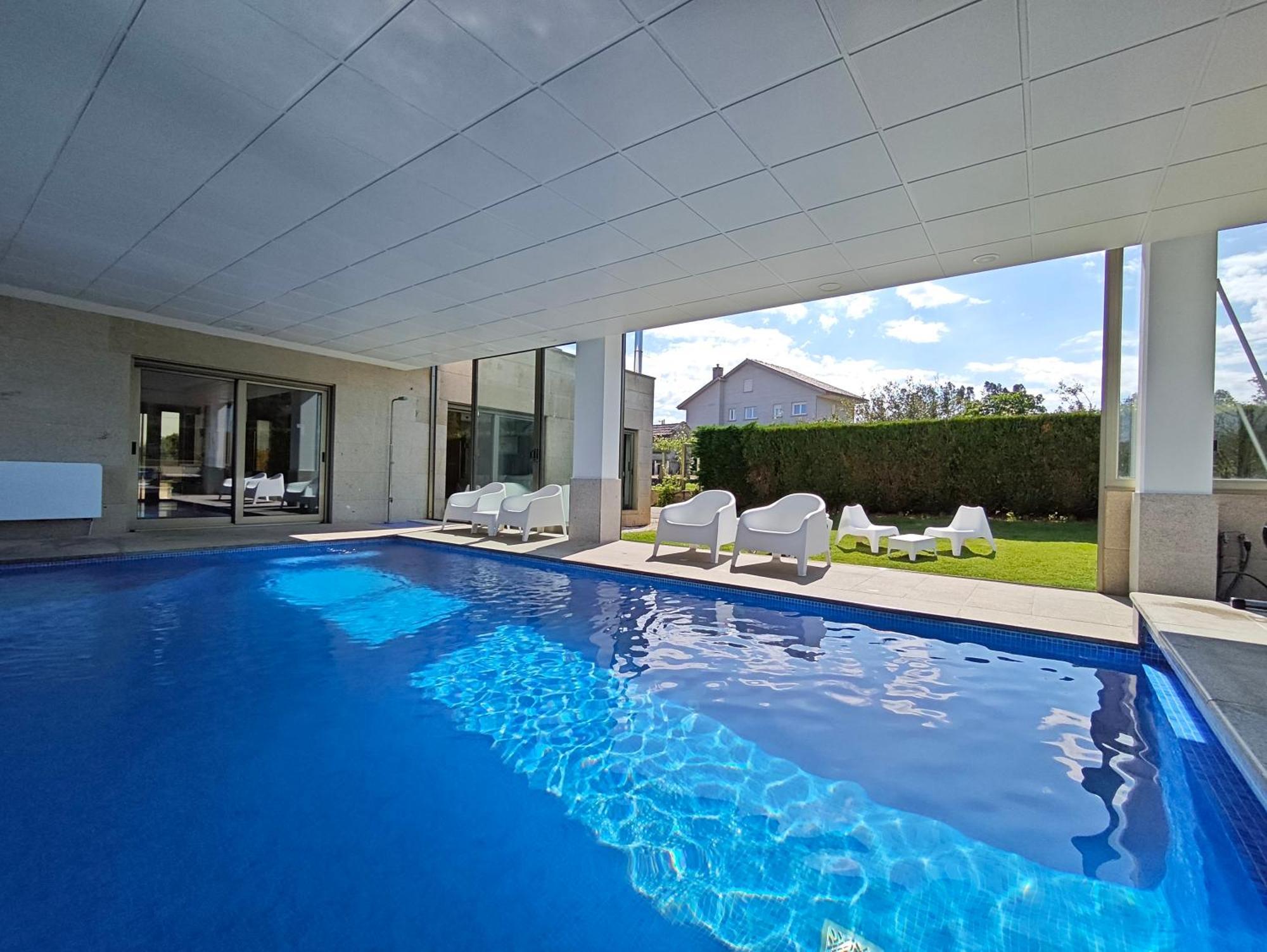 Вилла Sanxenxo Casa Rial 47 Con Piscina Climatizada Экстерьер фото